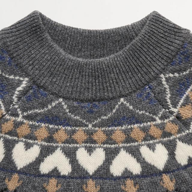 Misty Jumper Grey Jacquard