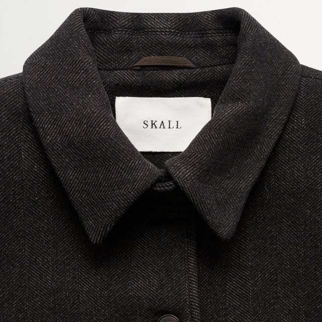 Alfred Jacket Brown Herringbone