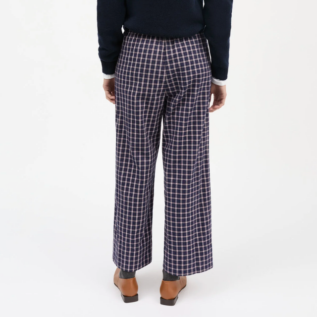 Jasmine Ternet Bukser Navy/Hvid/Rød