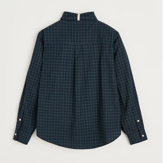 Aponi Skjorte Ternet Grøn/Navy