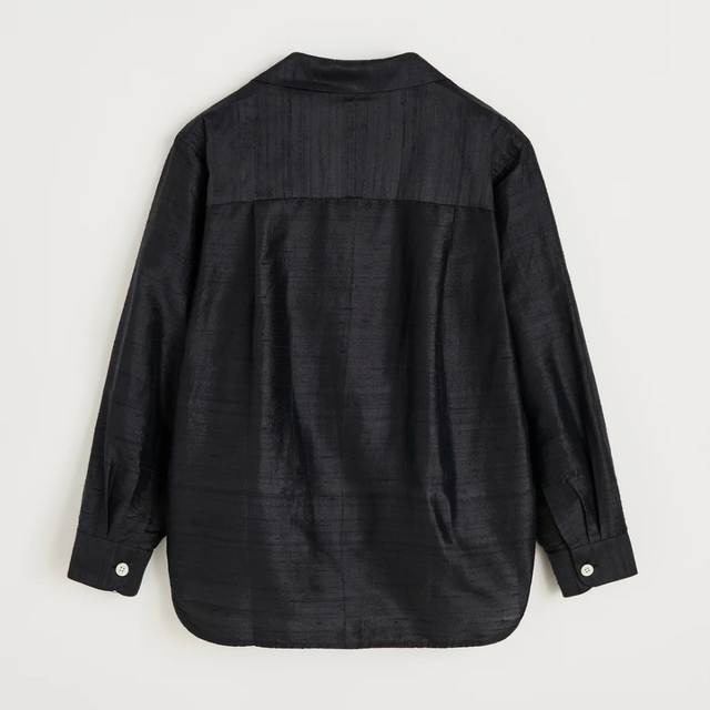 Makya Silk Shirt Black