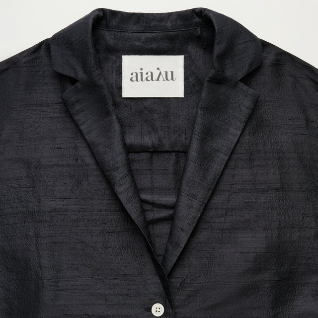 Makya Silk Shirt Black