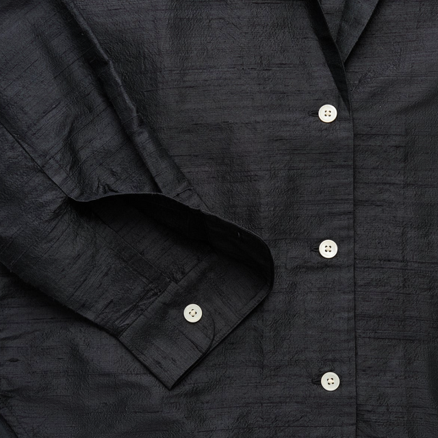 Makya Silk Shirt Black