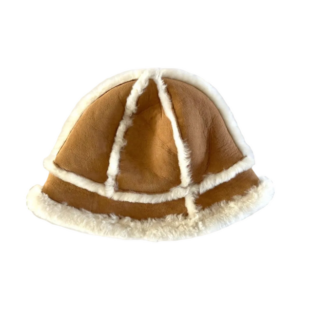 Hat Lammeskind Cognac / Brun