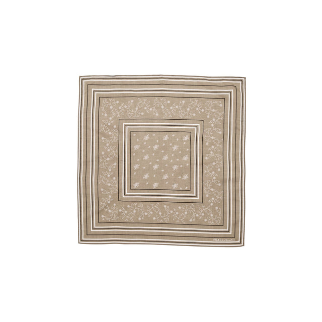 Skall Klassisk Tørklæde Moss/White/Black 55x55