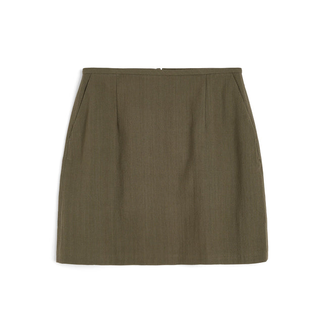 Skirt Cotton Green Wood