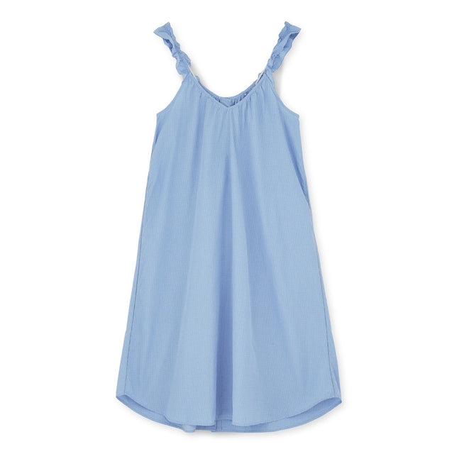 Aiayu Susanna Kjole Check Mix Blue - Kjoler i Blå hvid tern (Mix Blue) Køb kjoler hos Adelie. Dametøj på nørrebro og onlline til hele Danmark