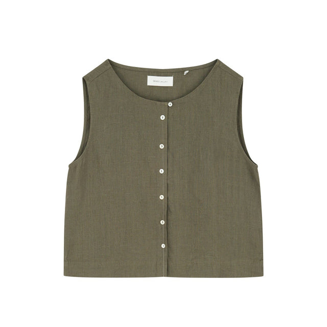 Vetiver Top Khaki