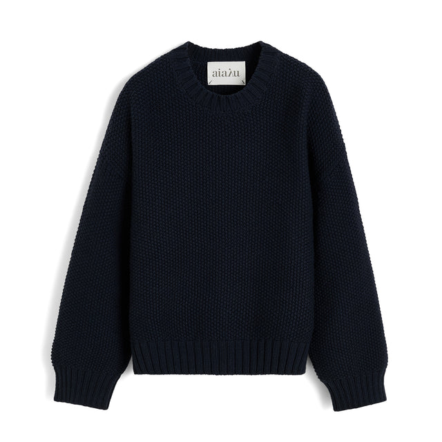 Vetla sweater – highland wool Dark Navy