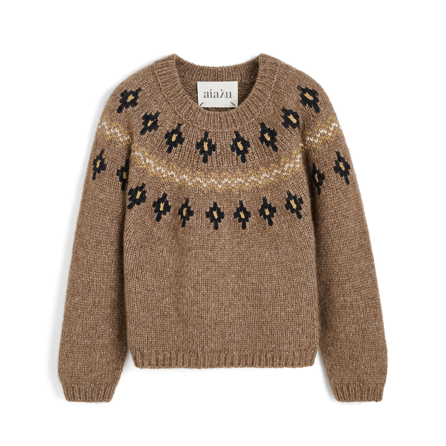 Wyn sweater – Mix Pure Browni