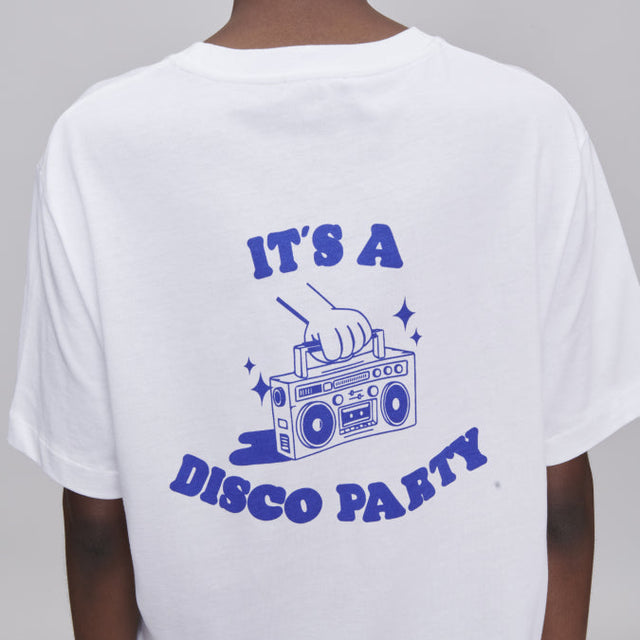 Disco Boxy T-Shirt Hvid