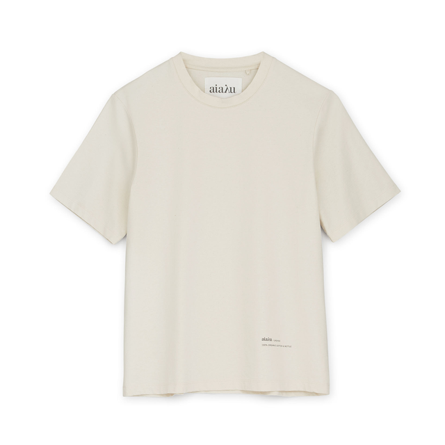Aiayu Avi T-Shirt Pure Ecru - T-Shirts i Creme (Pure Ecru) Køb t-shirts hos Adelie. Dametøj på nørrebro og onlline til hele Danmark