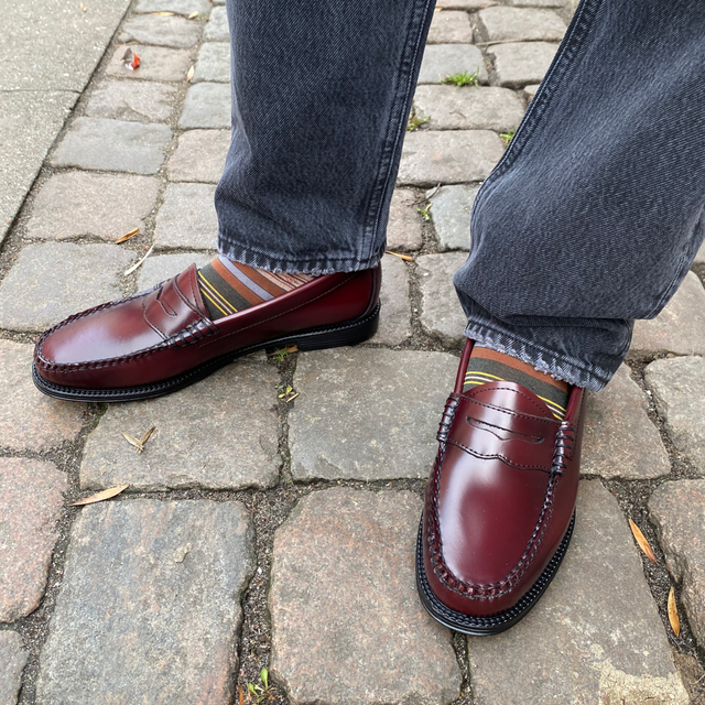 Weejuns Penny Loafers Wine