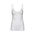 Seamless Basic Spaghetti Top Offwhite - Lingerie i Hvid (Off White ) Køb lingerie hos Adelie. Dametøj på nørrebro og onlline til hele Danmark