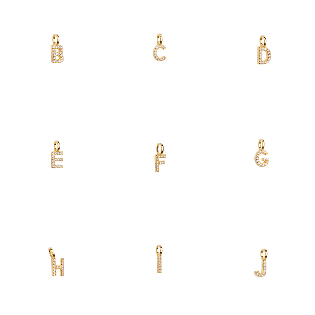 Pico Alfabet Vedhæng (vælg bogstav) - Smykker i Guld (Gold) Køb smykker hos Adelie. Dametøj på nørrebro og onlline til hele Danmark