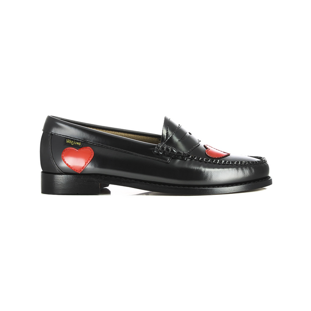G.H. Bass Weejuns Penny Love Sort/Red - Sko i Sort (Black/Red) Køb sko hos Adelie. Dametøj på nørrebro og onlline til hele Danmark