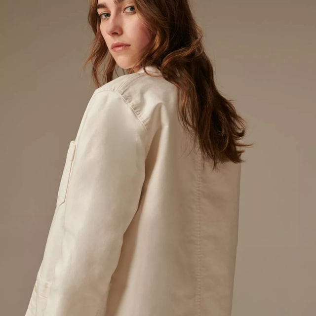 Work Jacket/Jakke Offwhite Hvid