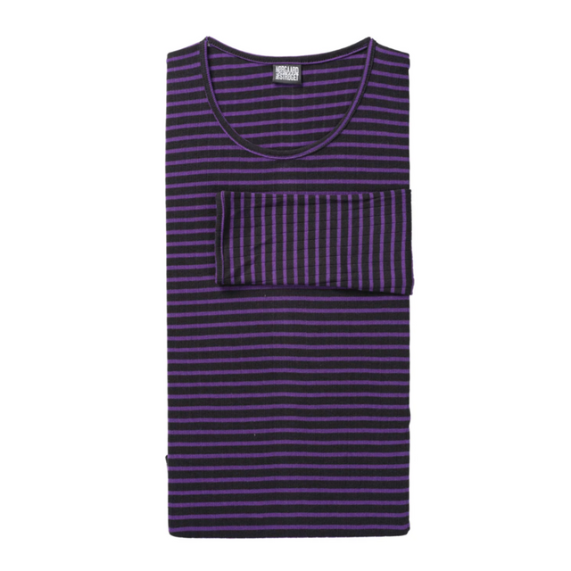 Nørgaard på Strøget 101 NPS Stripes Dark Purple/Black - T-Shirts i Lilla (Dark Purple/Black) Køb t-shirts hos Adelie. Dametøj på nørrebro og onlline til hele Danmark