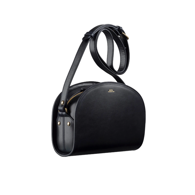 A.P.C. Demi-Lune Mini Bag Black