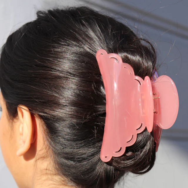 Giant hair clamp blue