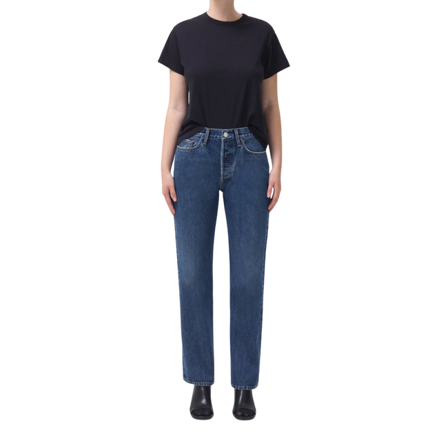 Agolde Lana Jeans In Sphere - Bukser i Blå ( In Sphere) Køb bukser hos Adelie. Dametøj på nørrebro og onlline til hele Danmark
