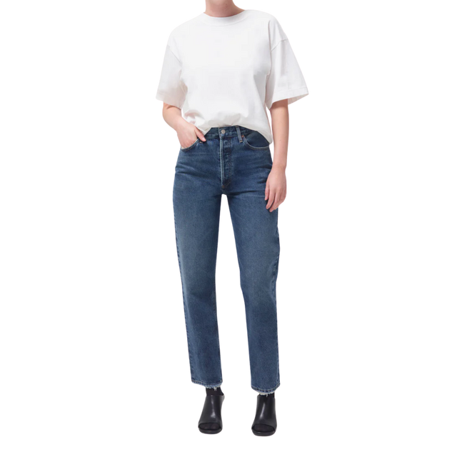 Agolde 90´s Pinch Jeans In Range - Bukser i Blå ( In Range) Køb bukser hos Adelie. Dametøj på nørrebro og onlline til hele Danmark