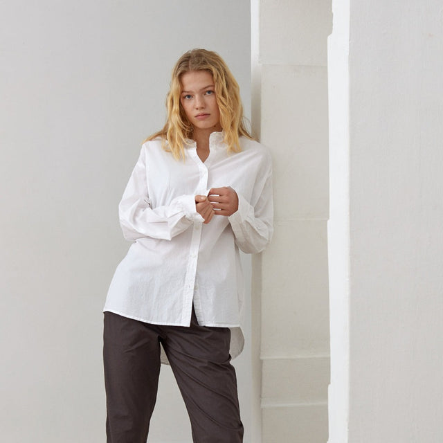 Skjorte Hvid Skjorter fra Aiayu - Hvid (White) - Køb online